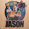 WWE Wrestling Birthday Cake Topper – Personalised Big Show, John Cena & Undertaker