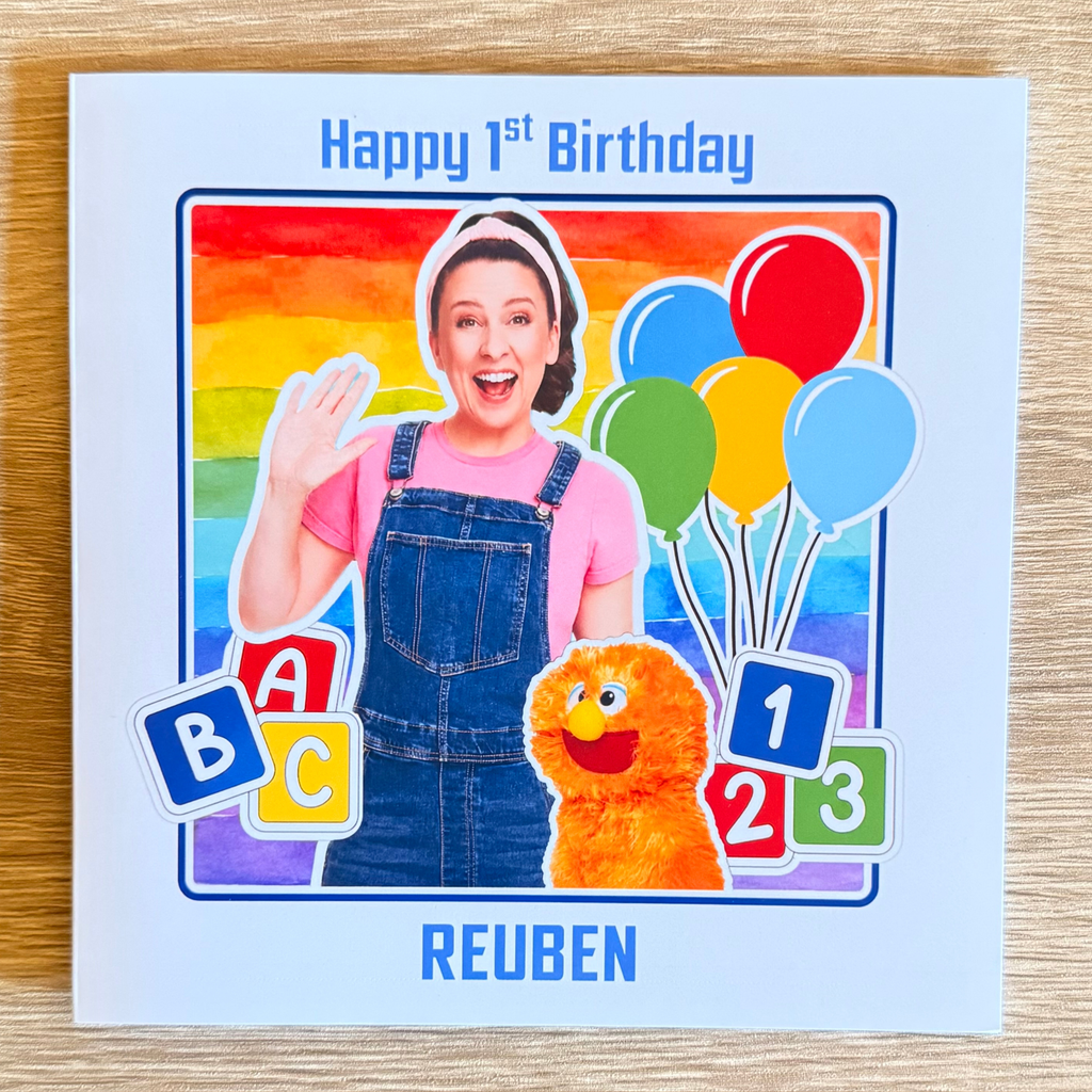 Ms Rachel Cake Topper | Custom Name & Age Birthday Decoration