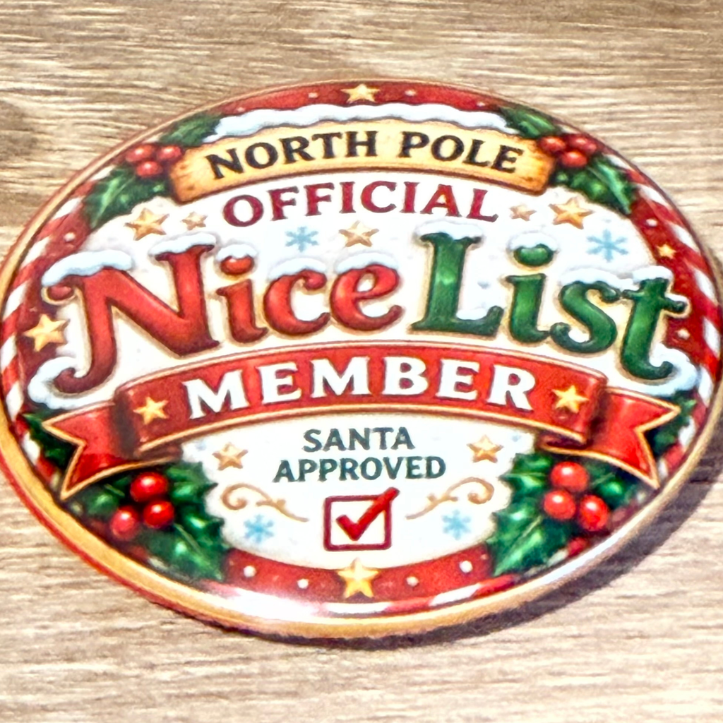 Santa’s Official Nice List Certificate & Badge – Personalised North Pole Letter