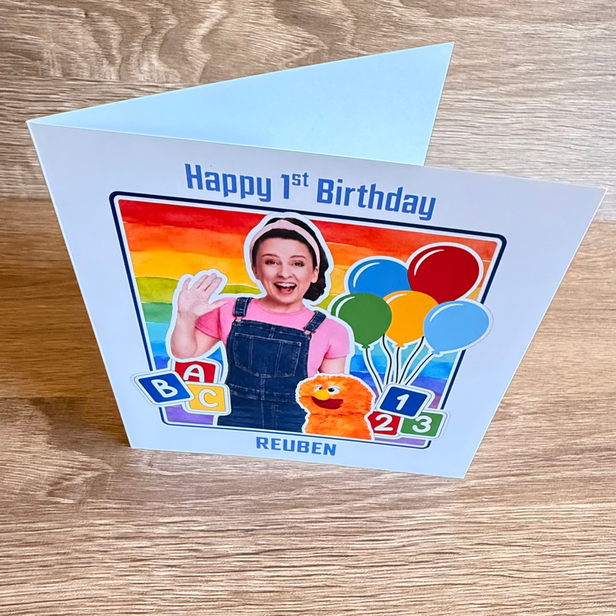 Ms Rachel Cake Topper | Custom Name & Age Birthday Decoration