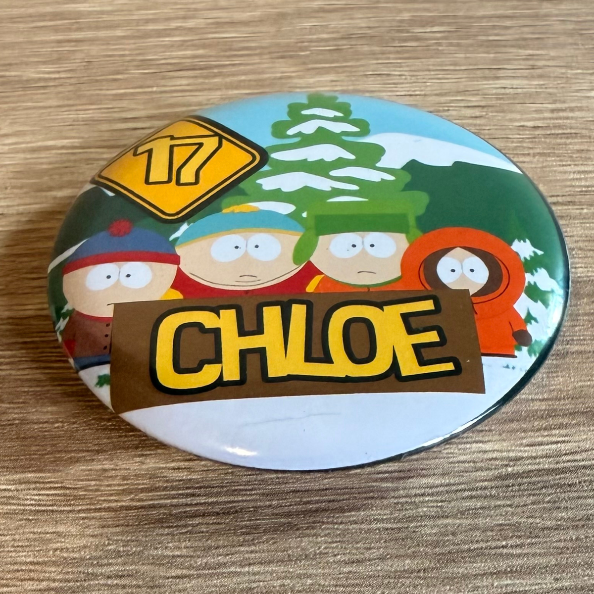 South Park Personalised Birthday Badge – 58mm