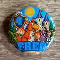 Zog Personalised Birthday Badge – 58mm
