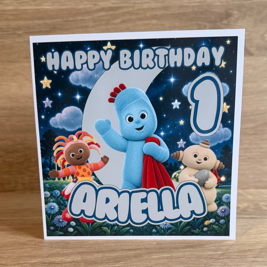 In the Night Garden Personalised Birthday Card – 6x6