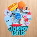The Big Squij Food Shaker Cake Topper | Personalised Name & Age