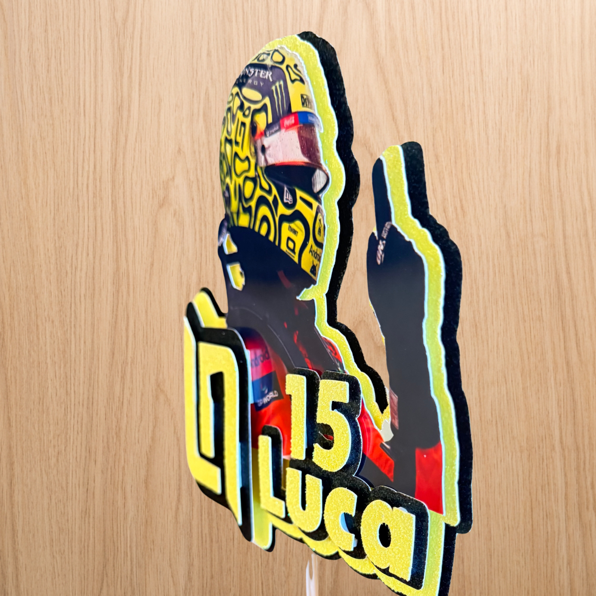 Lando Norris LN1 & LN4 Cake Topper | Personalised F1 Racing Birthday Decoration