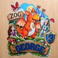 Zog Birthday Cake Topper | Personalised Name & Age