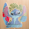 Stitch Inspired Cake Topper | Custom Name & Age Birthday Decoration