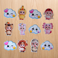 Sad Baby Unicorn Inspired Cupcake Toppers | Set of 12 Birthday Decorations