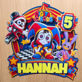 The Amazing Digital Circus Cake Topper – Personalised Name & Age