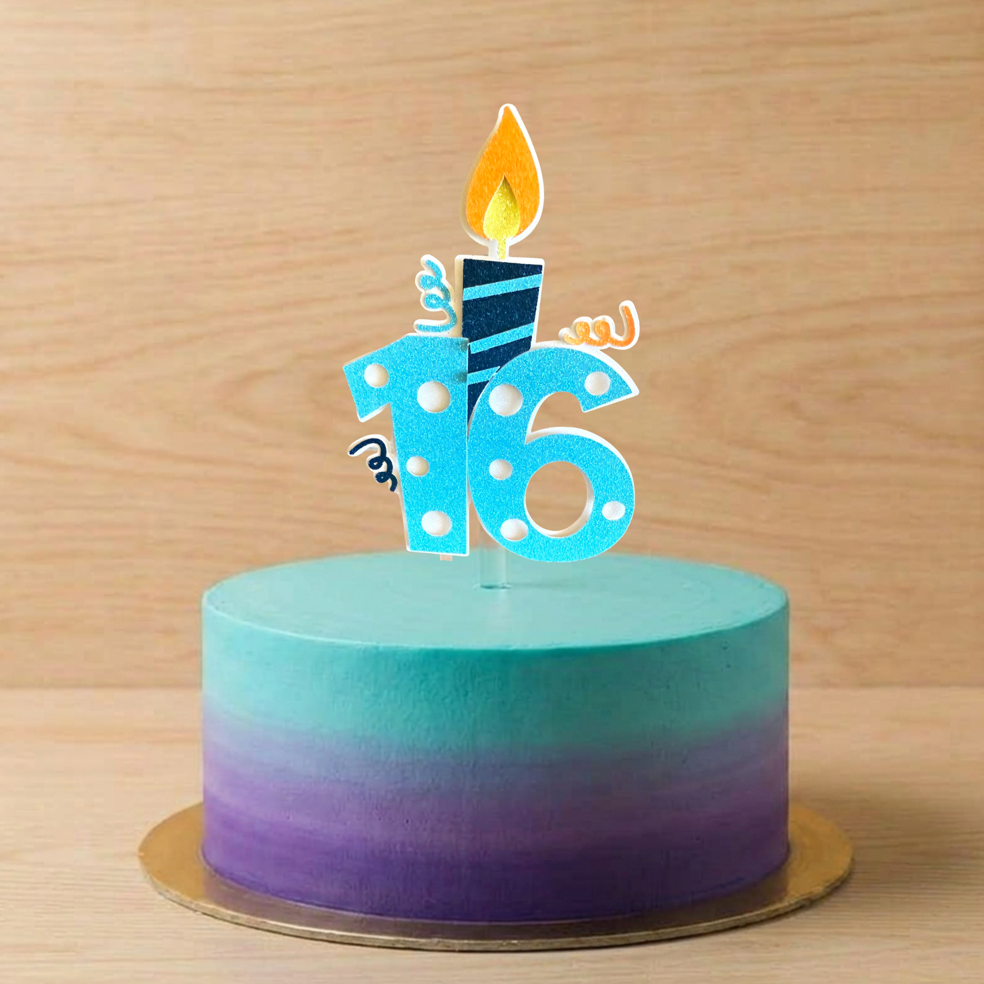Sweet 16 Cake Topper – 16th Birthday Cake Decoration
