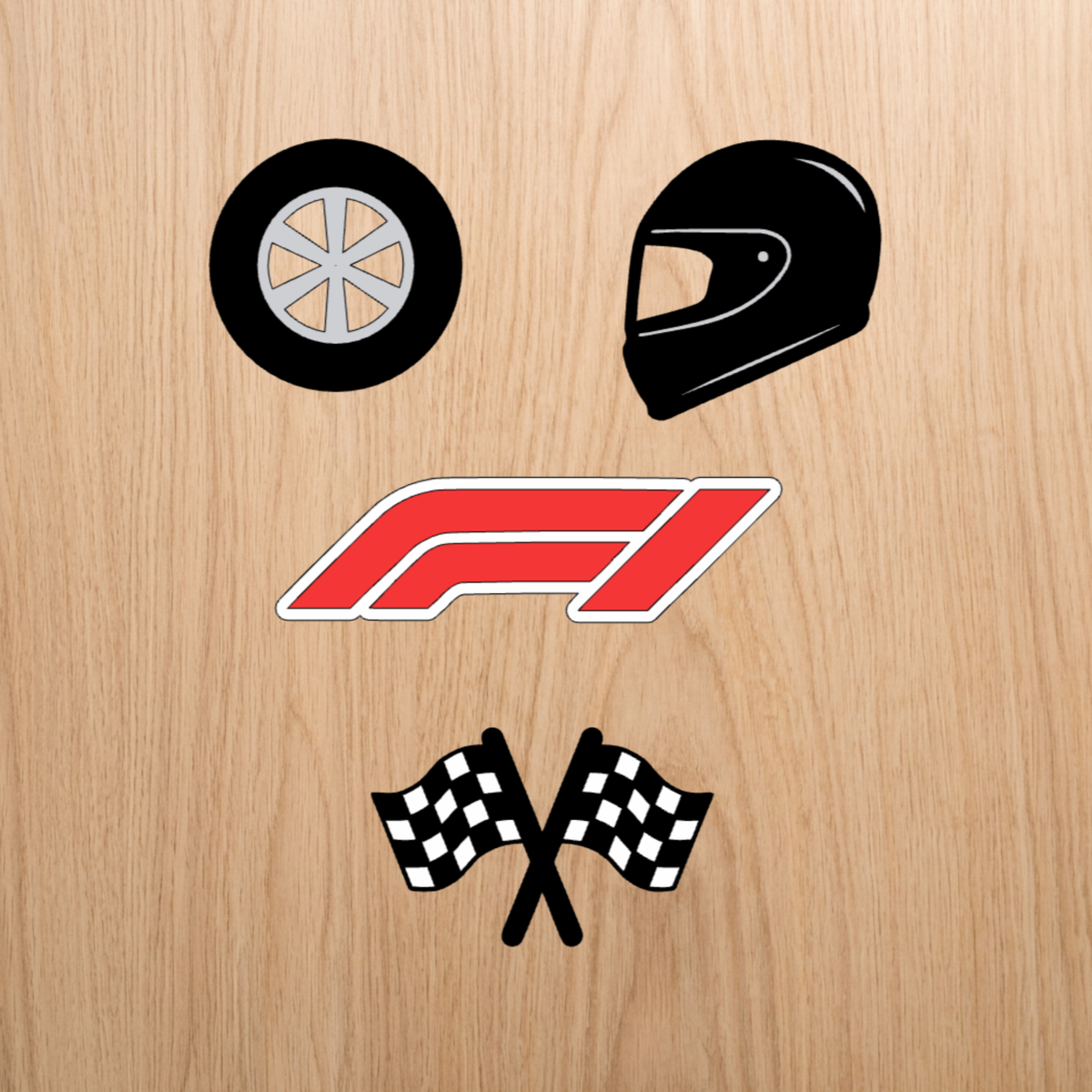 Lando Norris LN1 & LN4 Cake Topper | Personalised F1 Racing Birthday Decoration