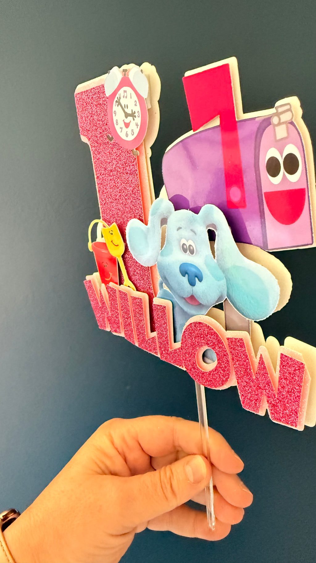 Blue's Clues Personalised Cake Topper | Custom Name & Age