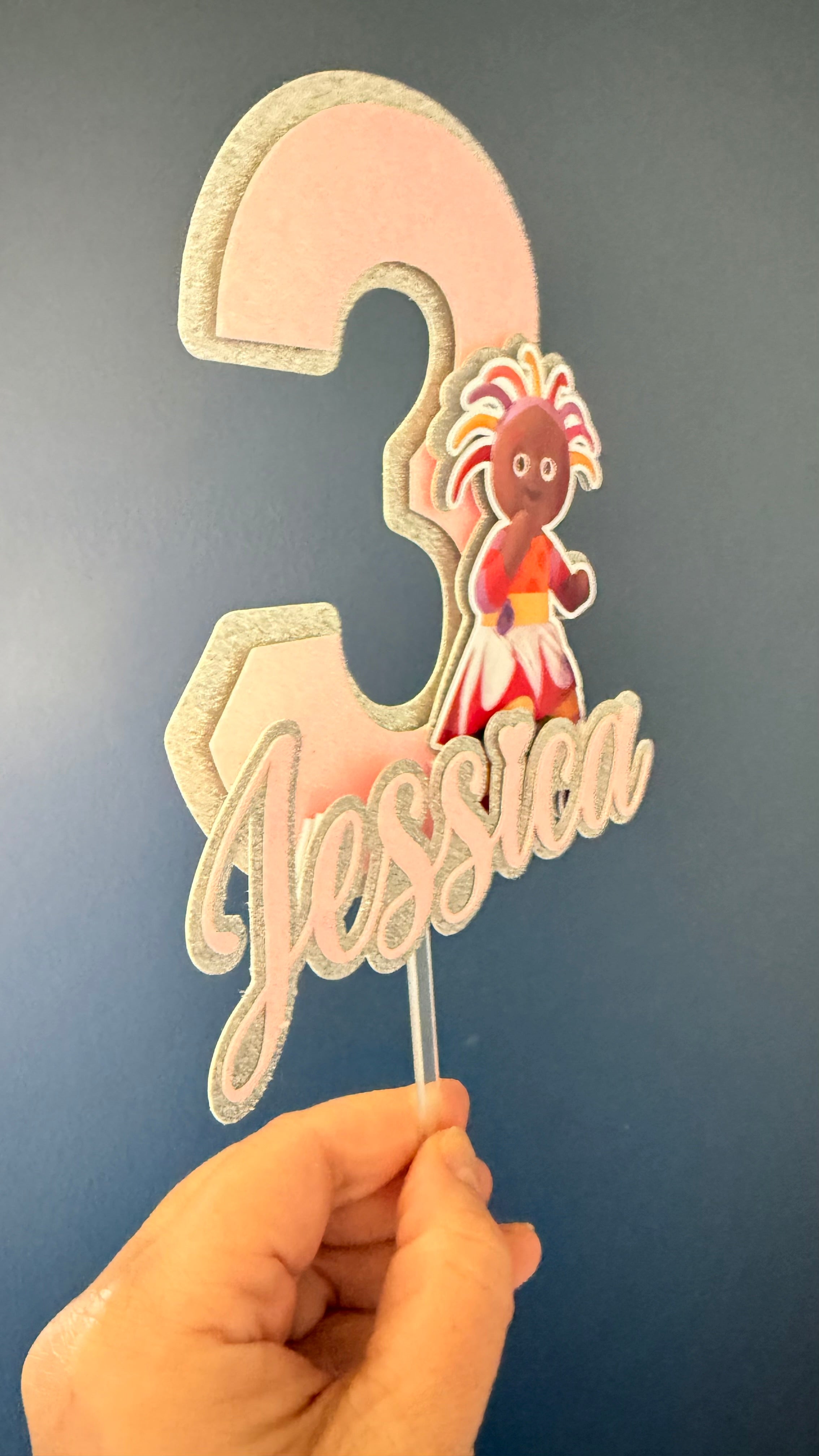 In the Night Garden Personalised Cake Topper | Igglepiggle or Upsy Daisy