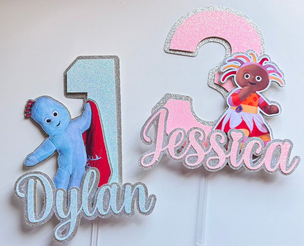 In the Night Garden Personalised Cake Topper | Igglepiggle or Upsy Daisy