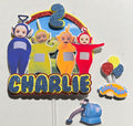 Teletubbies Personalised Cake Topper Set | Custom Name & Age