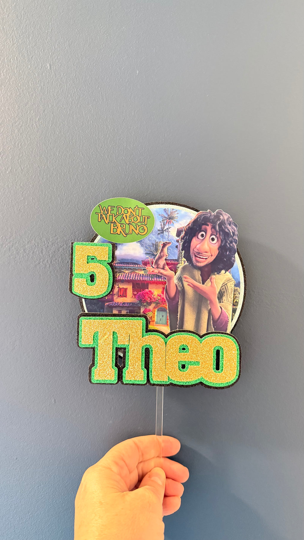 Encanto Bruno Personalised Cake Topper | Custom Name & Age