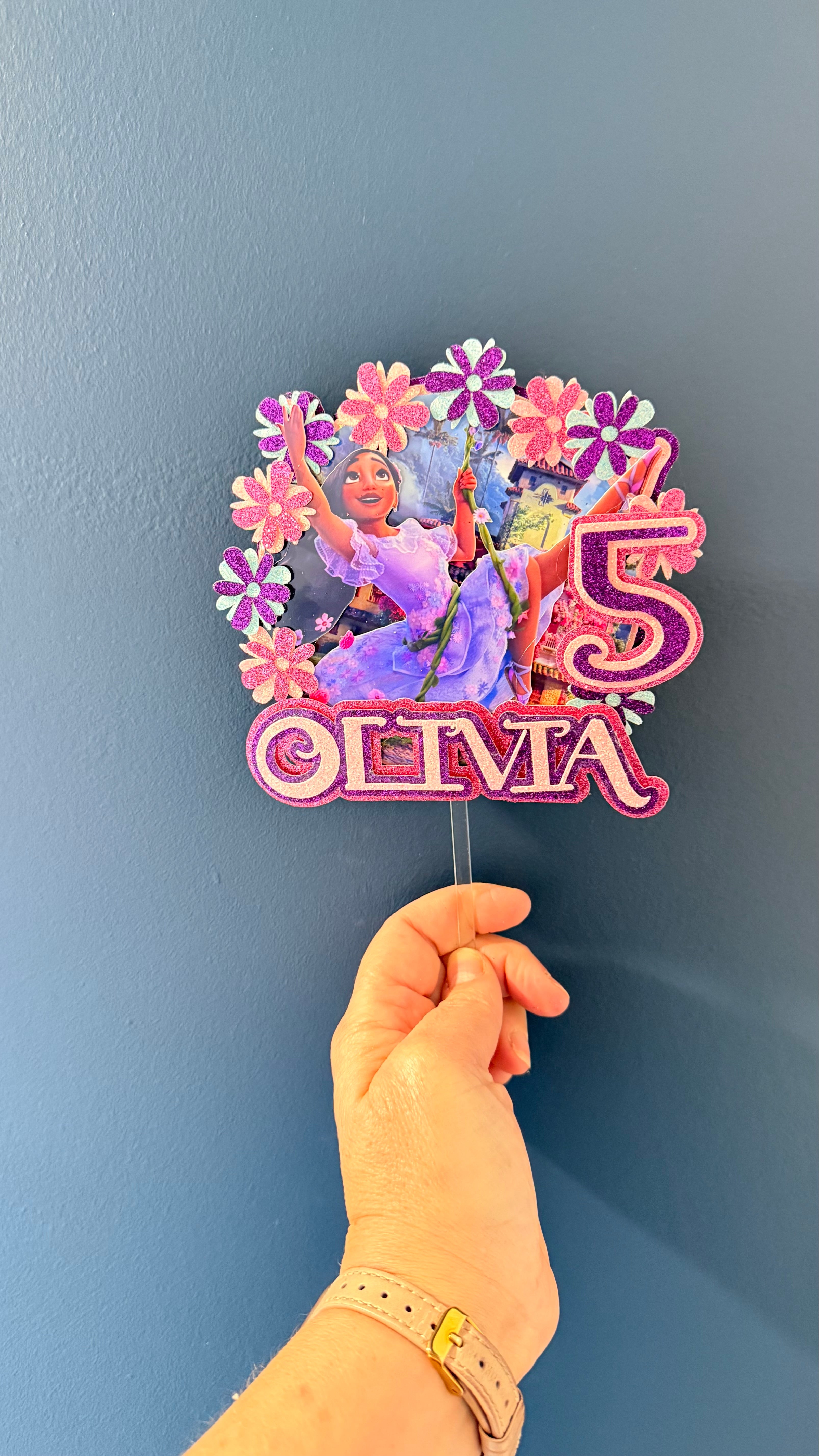 Encanto Isabela Personalised Cake Topper | Custom Name & Age