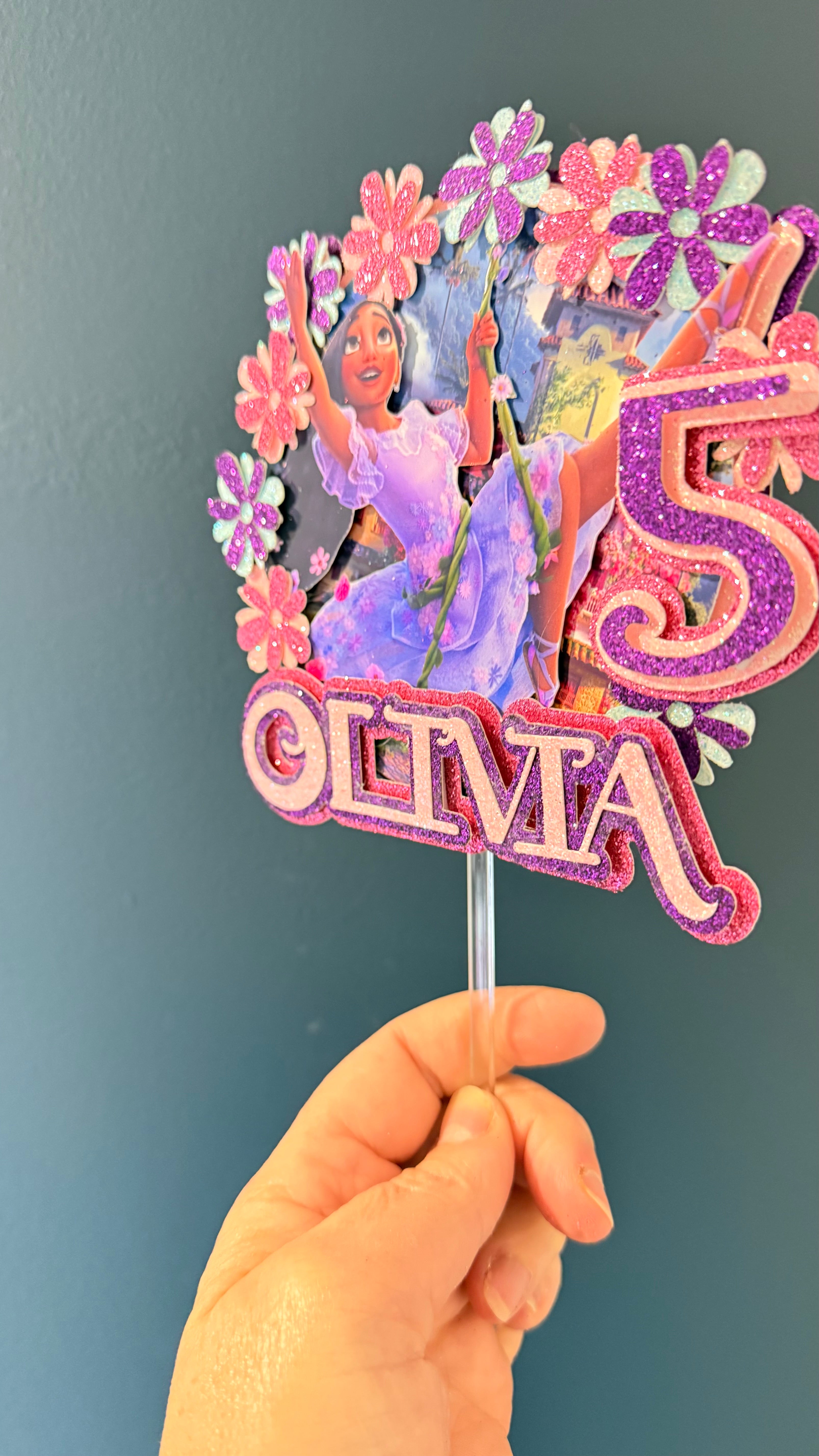 Encanto Isabela Personalised Cake Topper | Custom Name & Age