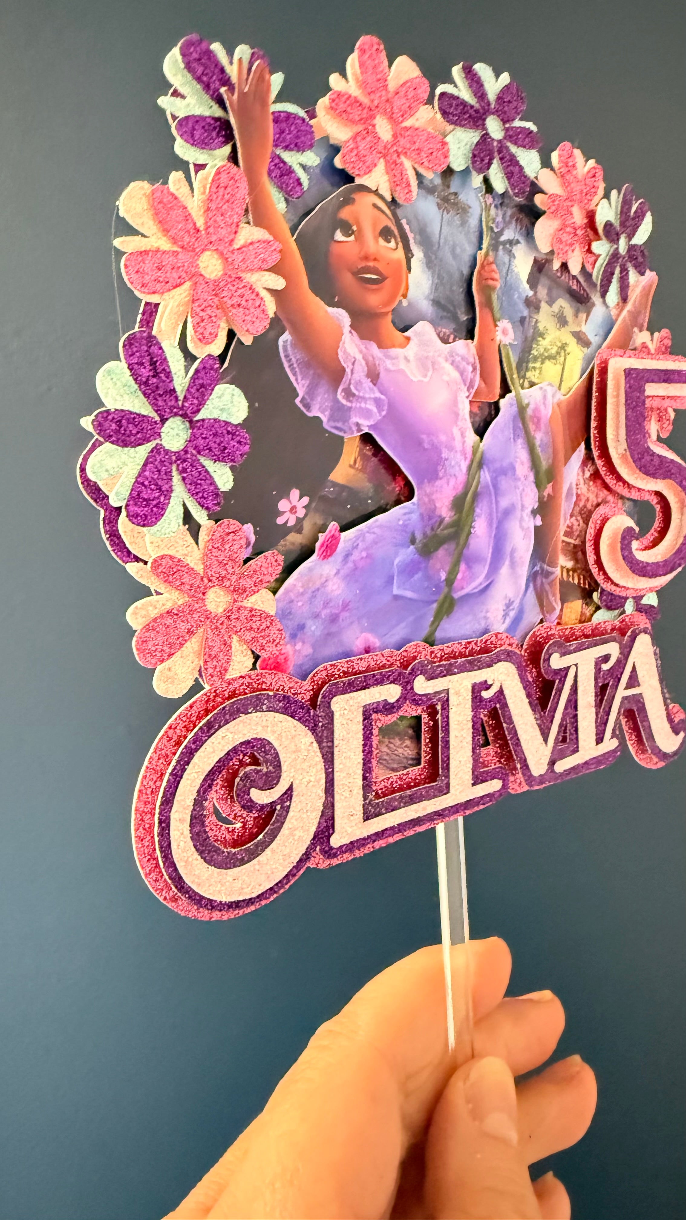 Encanto Isabela Personalised Cake Topper | Custom Name & Age