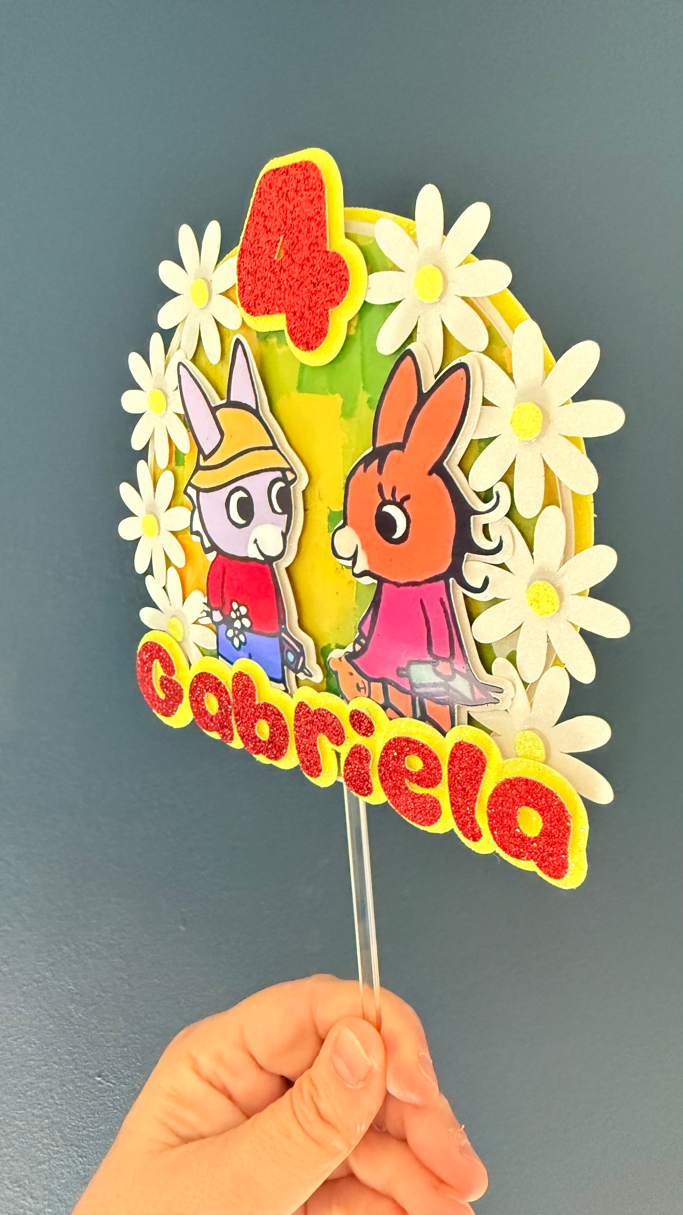 Trotro Personalised Cake Topper | Custom Name & Age