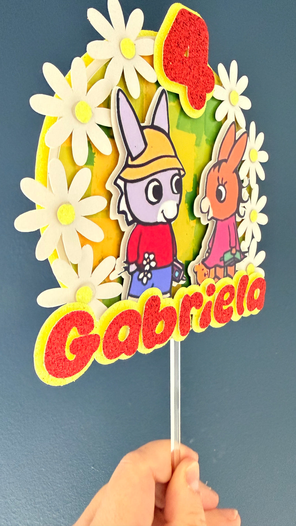 Trotro Personalised Cake Topper | Custom Name & Age