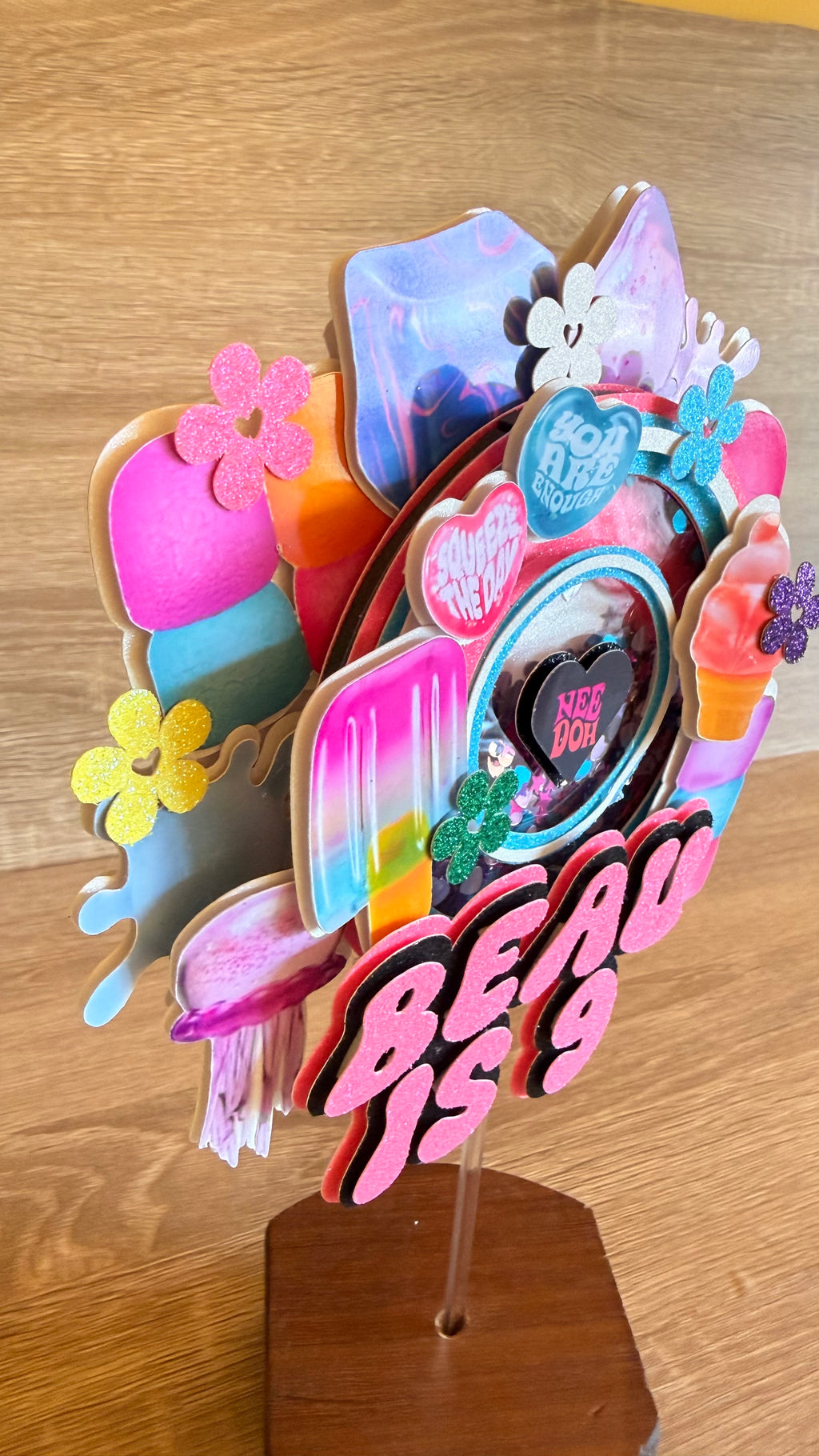 Personalised Sensory Toy Cake Topper | Custom Name & Age