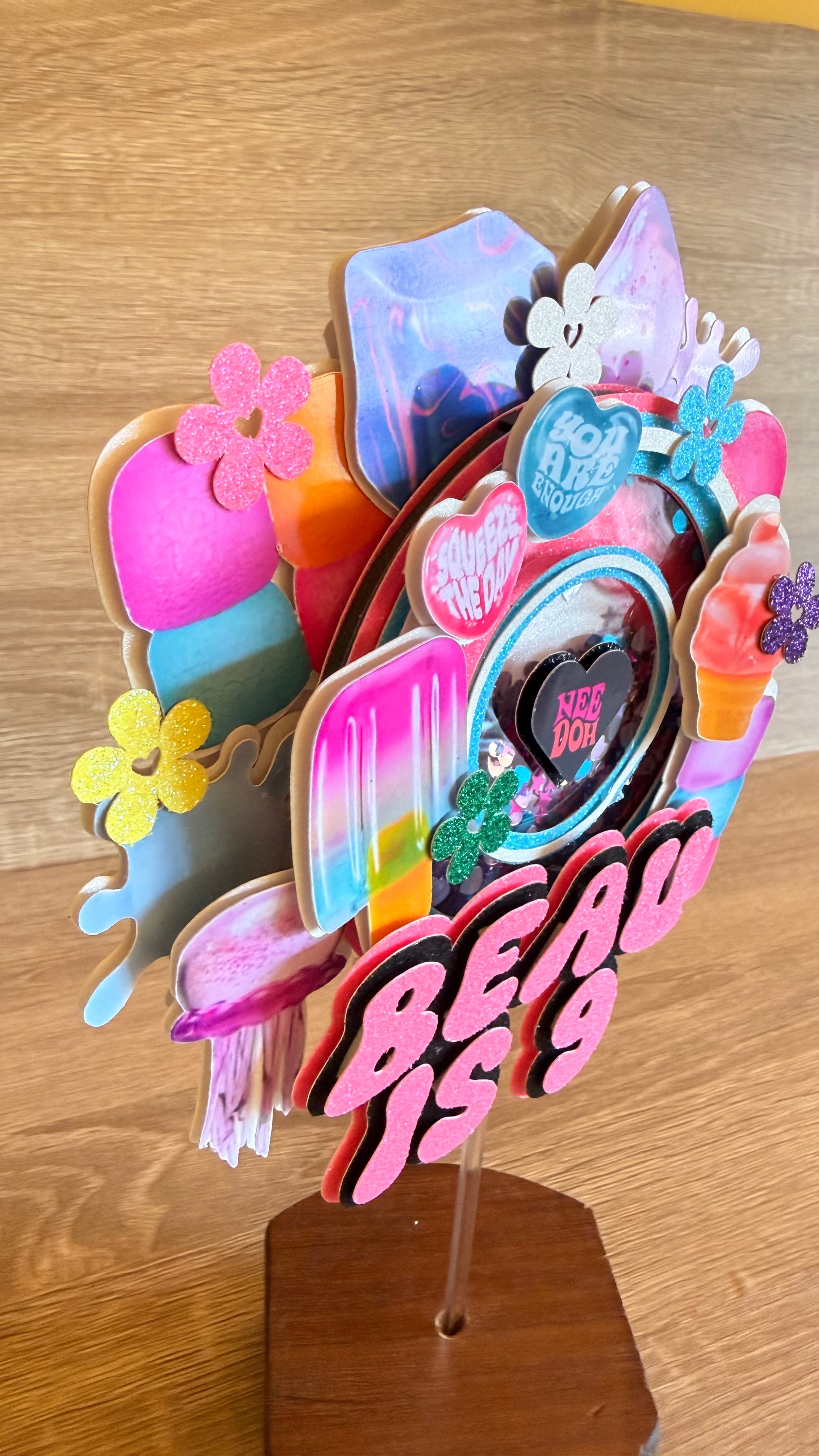 Personalised Sensory Toy Cake Topper | Custom Name & Age