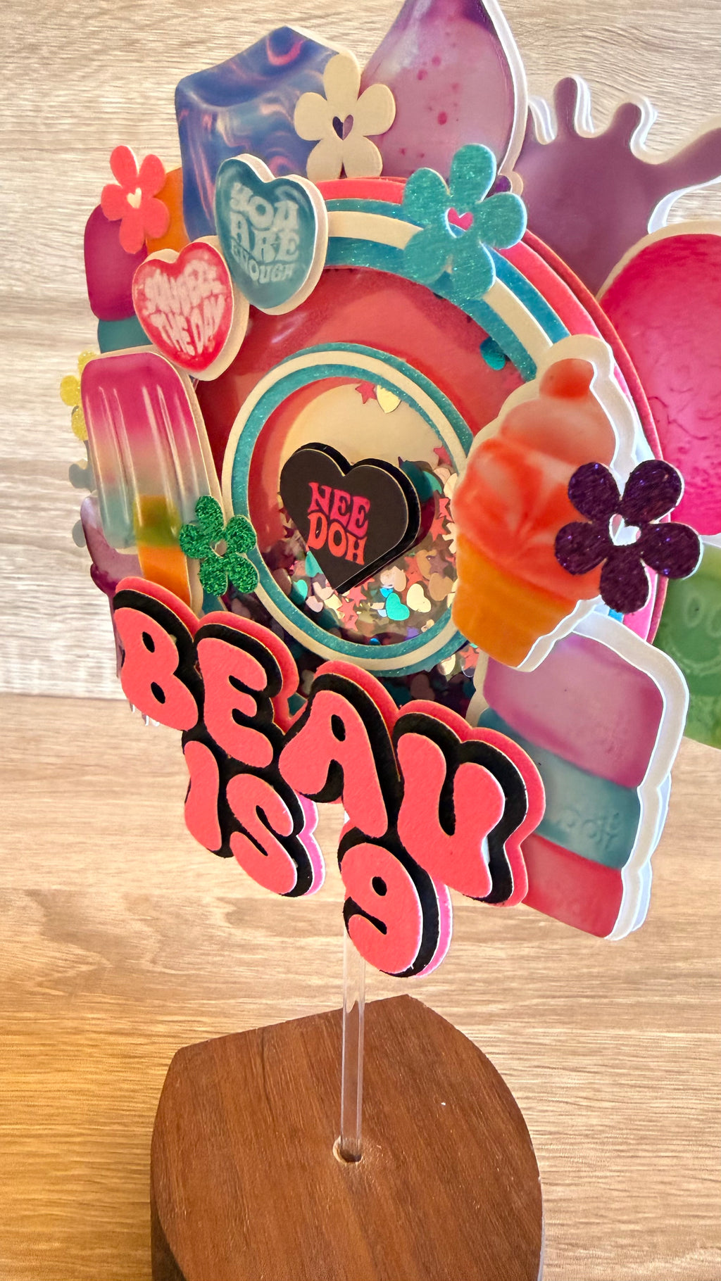 Personalised Sensory Toy Cake Topper | Custom Name & Age