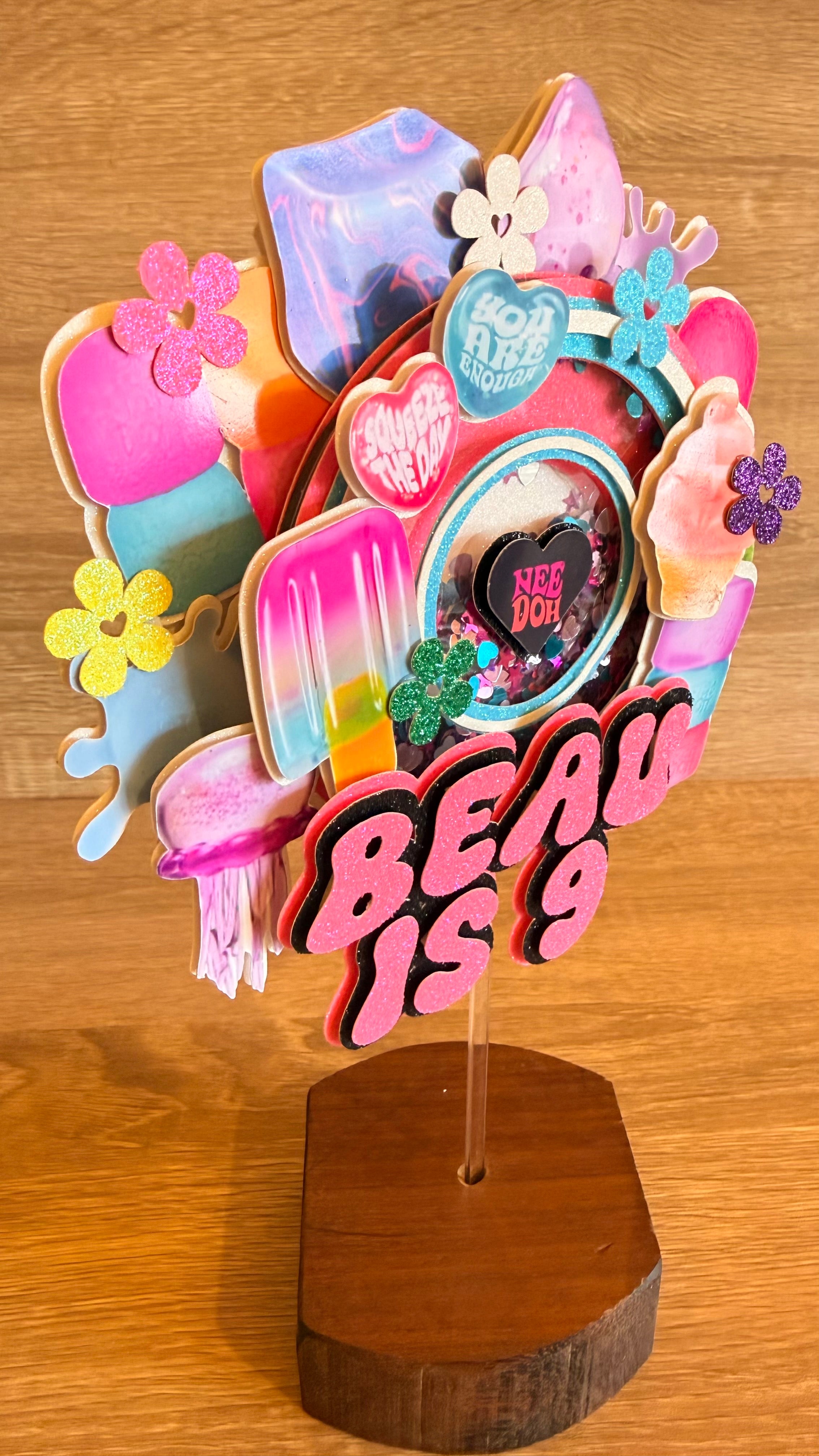 Personalised Sensory Toy Cake Topper | Custom Name & Age