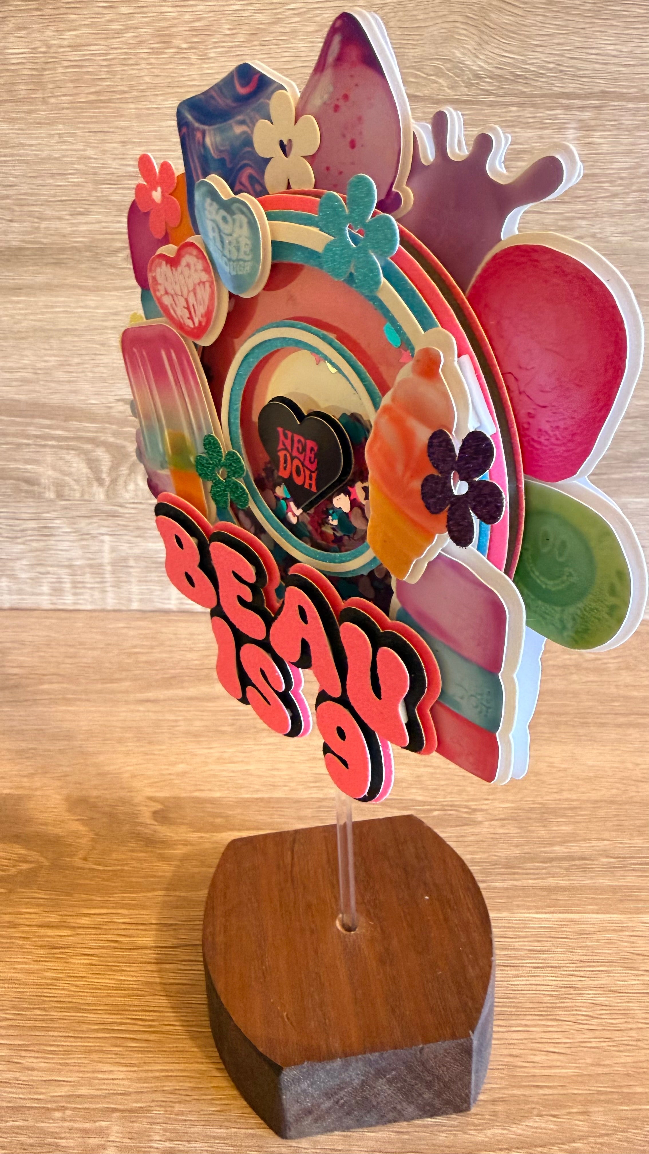 Personalised Sensory Toy Cake Topper | Custom Name & Age