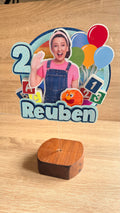 Ms Rachel Cake Topper | Custom Name & Age Birthday Decoration