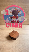 Personalised In The Night Garden Cake Topper – Custom Name & Age Birthday Decoration