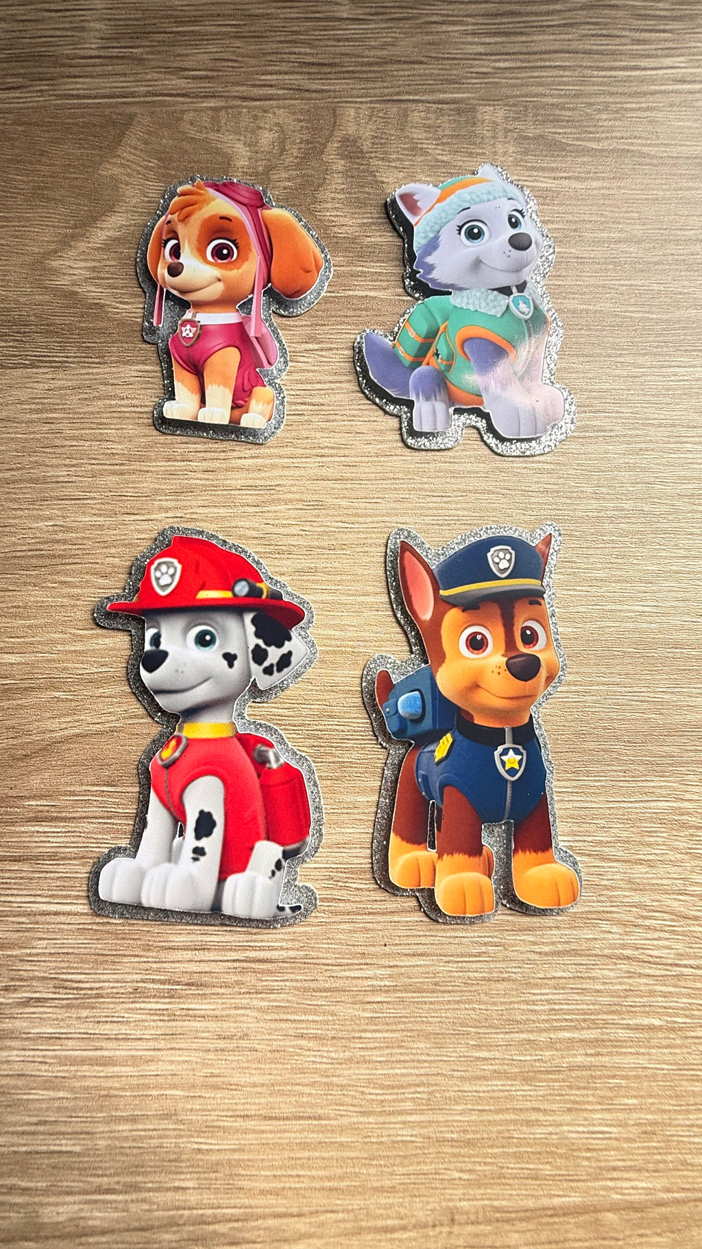 Paw Patrol Cake Topper | Personalised Name & Age Birthday Decoration