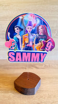 K-Pop Demon Hunters Inspired Cake Topper | Personalised Name & Age Birthday Decoration