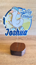 Silly Goose Cake Topper – Personalised Name & Age Birthday Decoration