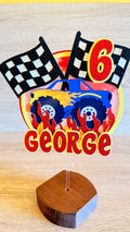 Monster Truck Cake Topper | Personalised Name & Age Birthday Decoration