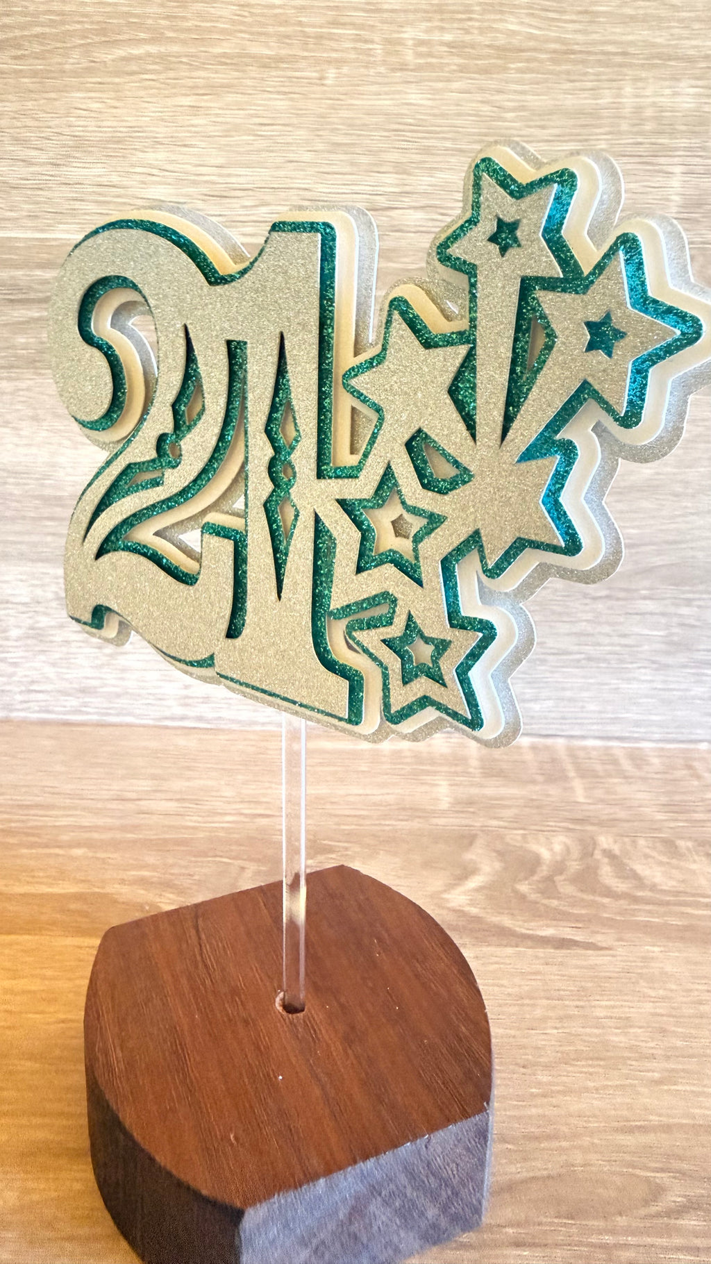 21st Birthday Cake Topper – Celebration Cake Decoration