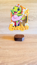 Ballerina Dinosaur Cake Topper | Personalised Name & Age