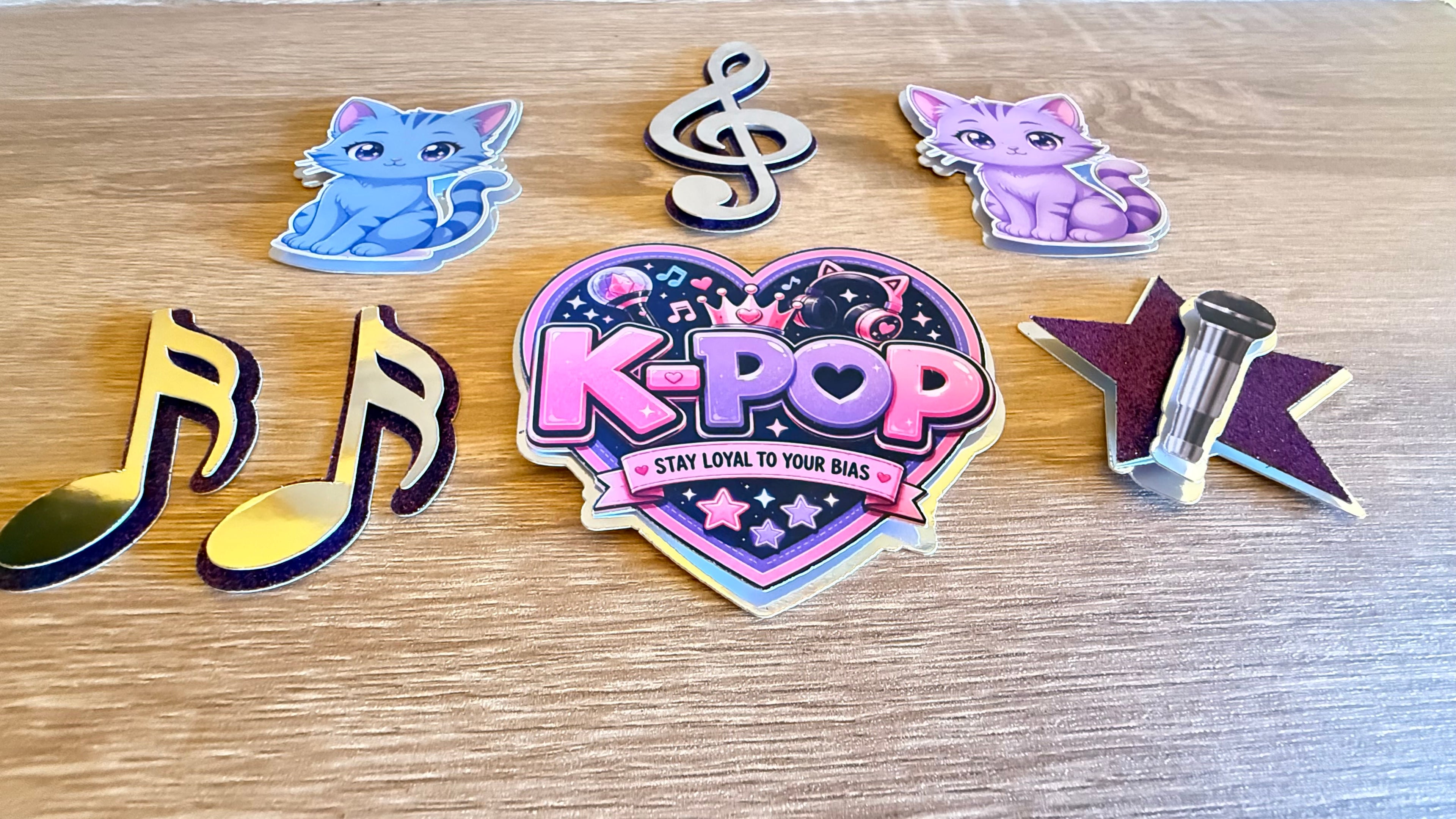 K-Pop Cake Topper | Personalised Name & Age Birthday Decoration