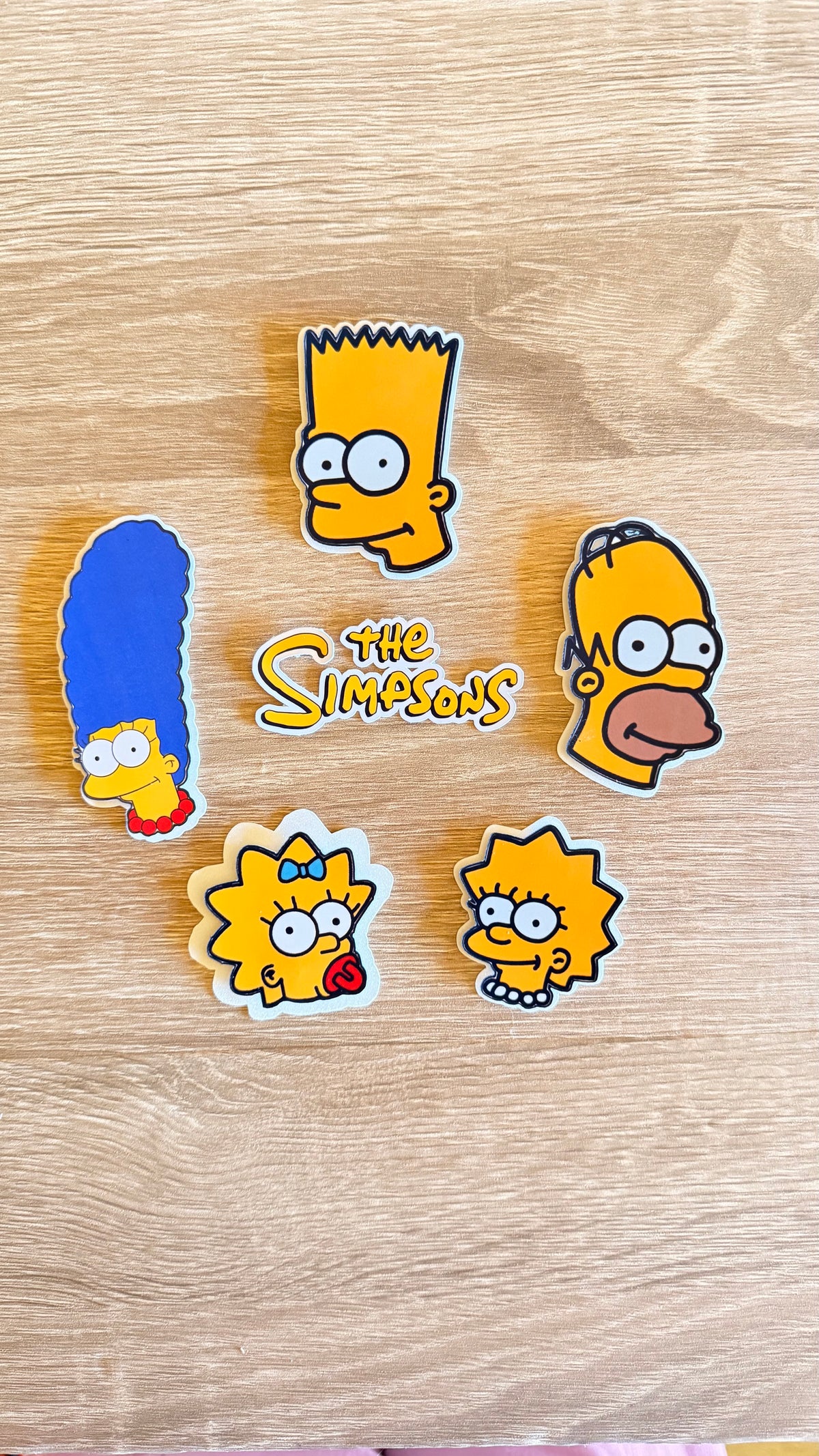 The Simpsons Personalised Cake Topper | Custom Name & Age Birthday Decoration
