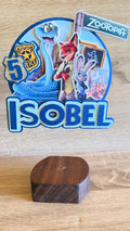 Zootopia 2 Zootropolis Personalised Cake Topper | Name & Age Birthday Decoration