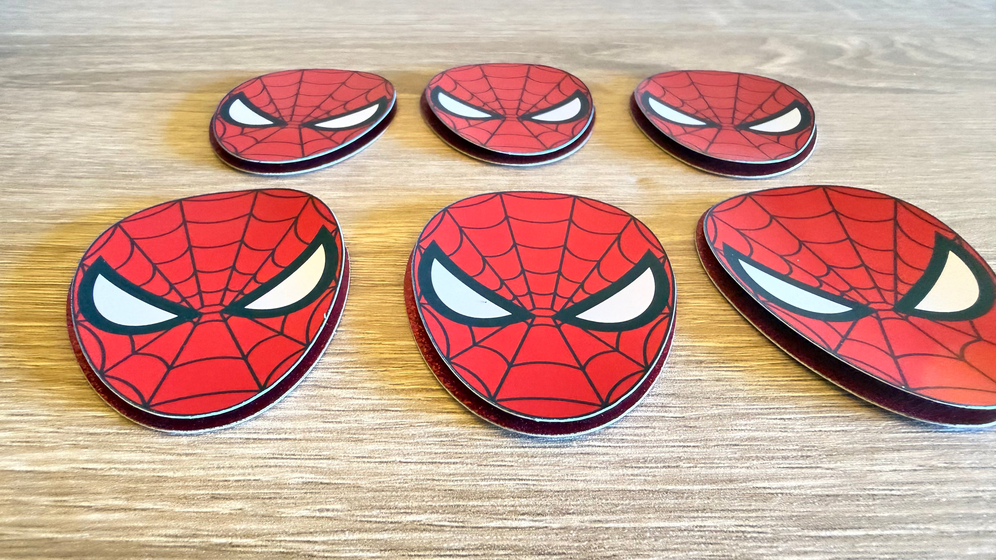 Spider-Man Action Cake Topper | Personalised Name & Age Birthday Decoration