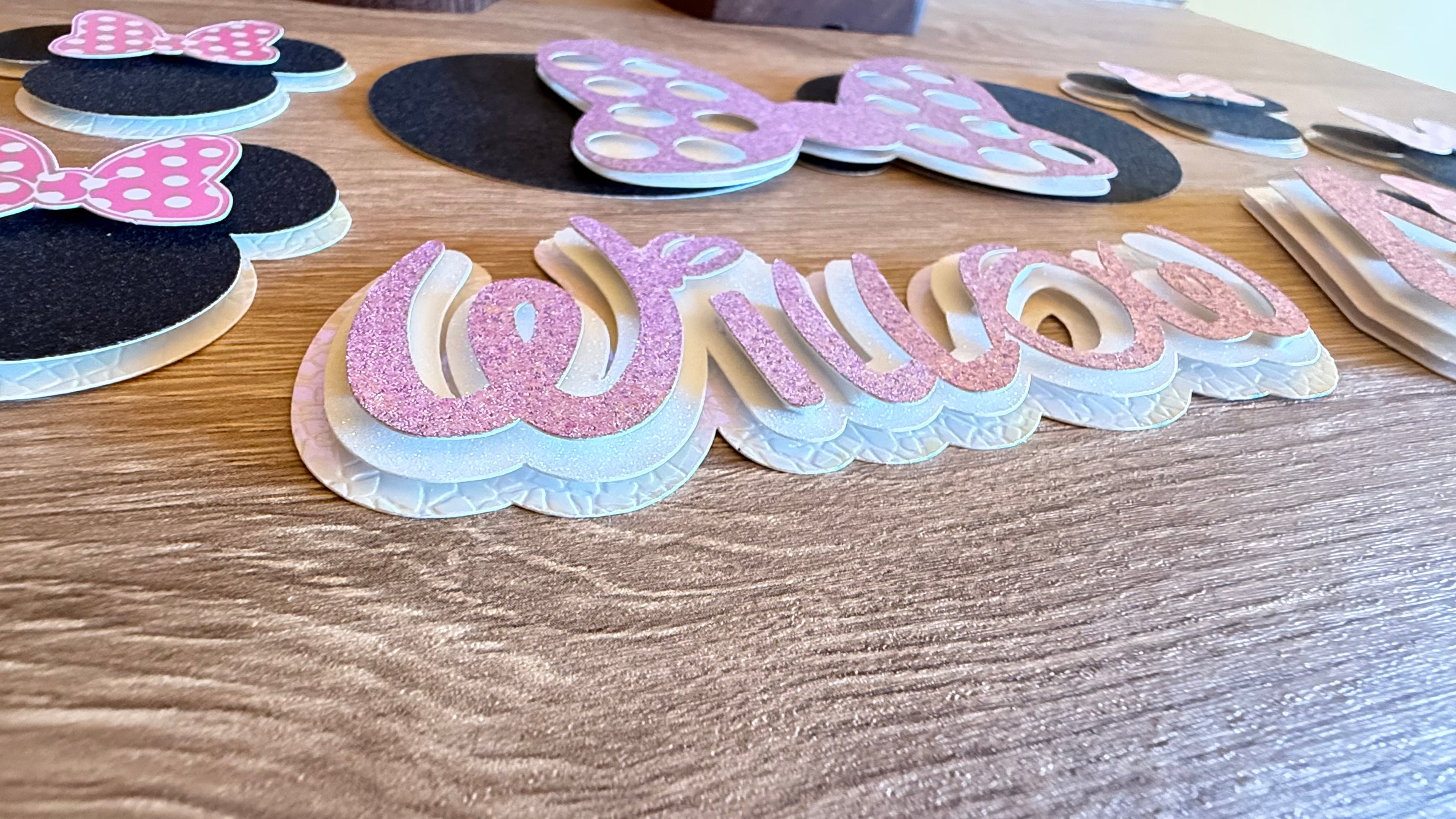 Minnie Mouse Complete Cake Decorating Set | Personalised Name & Age