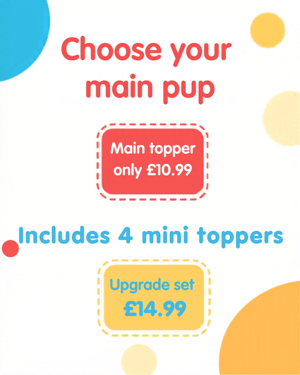 Paw Patrol Personalised Cake Topper | Custom Name & Age Birthday Decoration