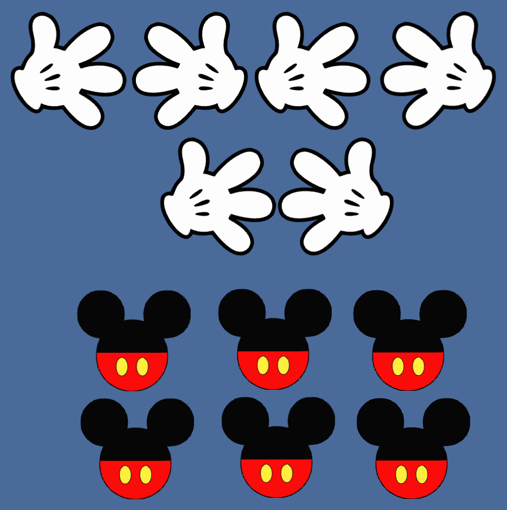 Mickey Mouse Personalised Cake Topper | Custom Name & Age Birthday Decoration