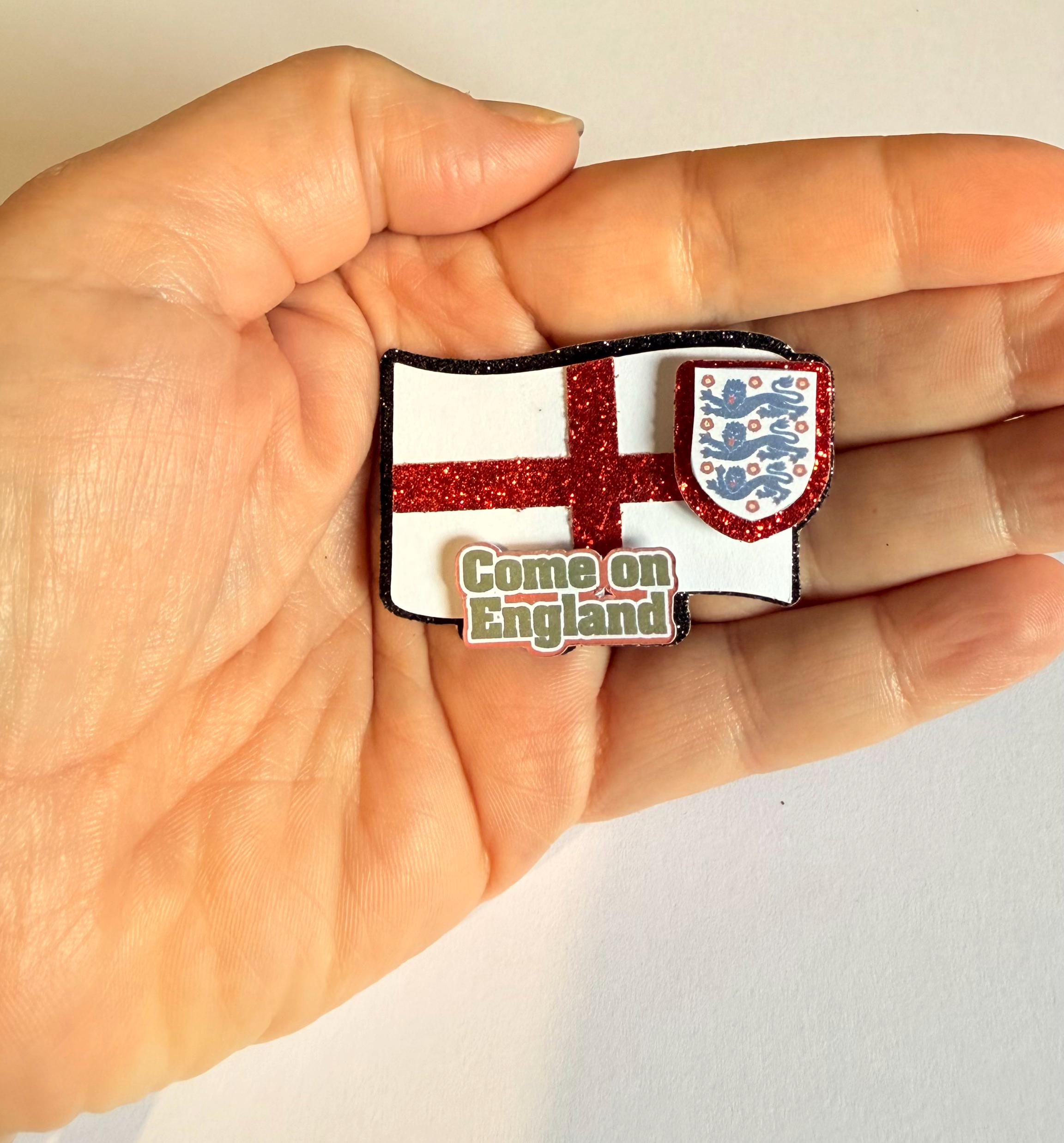 England Football Cupcake Toppers | Set of 6 or 12 | World Cup 2026 Party Decorations (etsy image id: 7846233804)