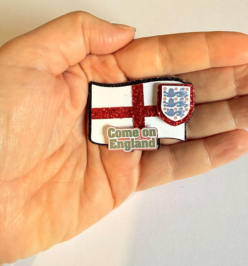 England Football Cupcake Toppers | Set of 6 or 12 | World Cup 2026 Party Decorations (etsy image id: 7846233804)
