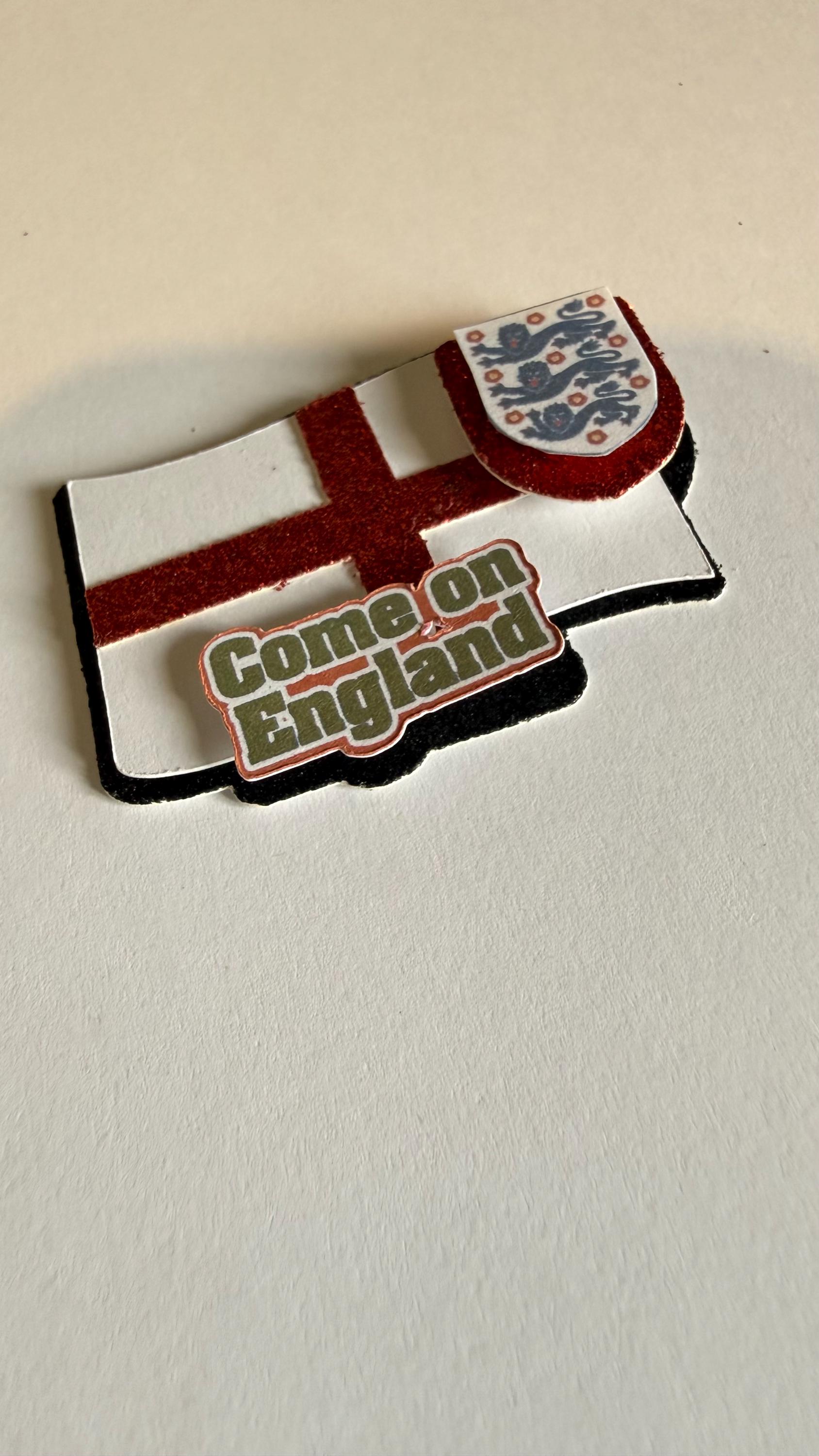 England Football Cupcake Toppers | Set of 6 or 12 | World Cup 2026 Party Decorations (etsy image id: 7846233806)