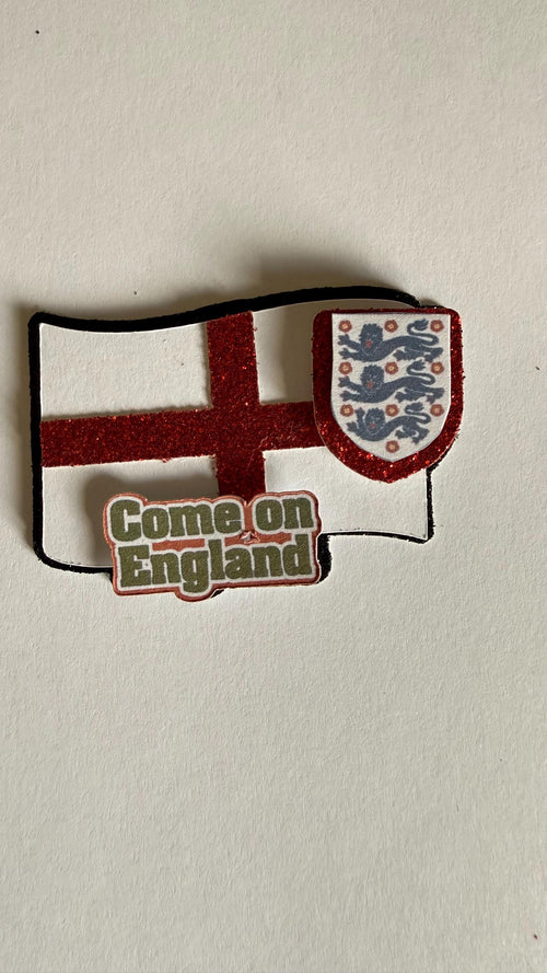 England Football Cupcake Toppers | Set of 6 or 12 | World Cup 2026 Party Decorations (etsy image id: 7846233822)