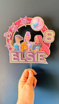 K-Pop Girl Group Personalised  Cake Topper | Name, Age, Glitter Card __etsy:7878697013